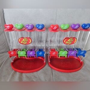 Like New Jelly Belly My Favorites Jelly Bean Dispenser Red Green Purple Blue